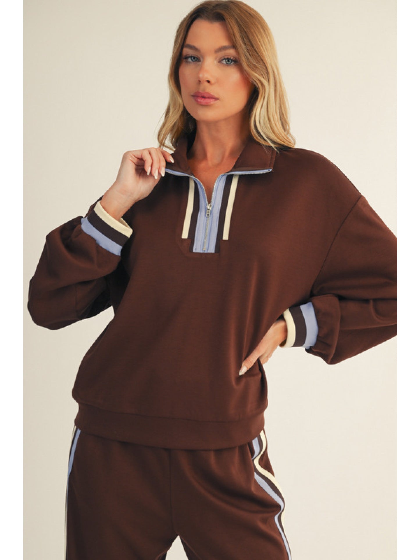 Brown ColorBlock Accent Set