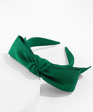 Load image into Gallery viewer, Green Top Bow Headband
