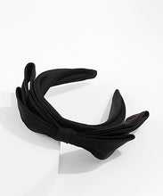 Load image into Gallery viewer, Black Side Double Bow Headband
