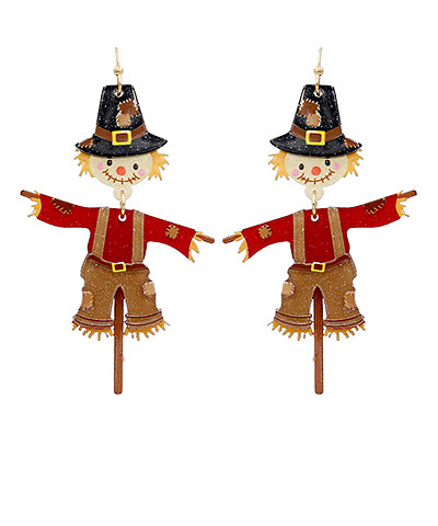 Fall Scarecrow Earrings