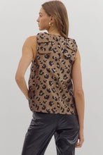 Load image into Gallery viewer, Leopard Print Sleeveless Blouse
