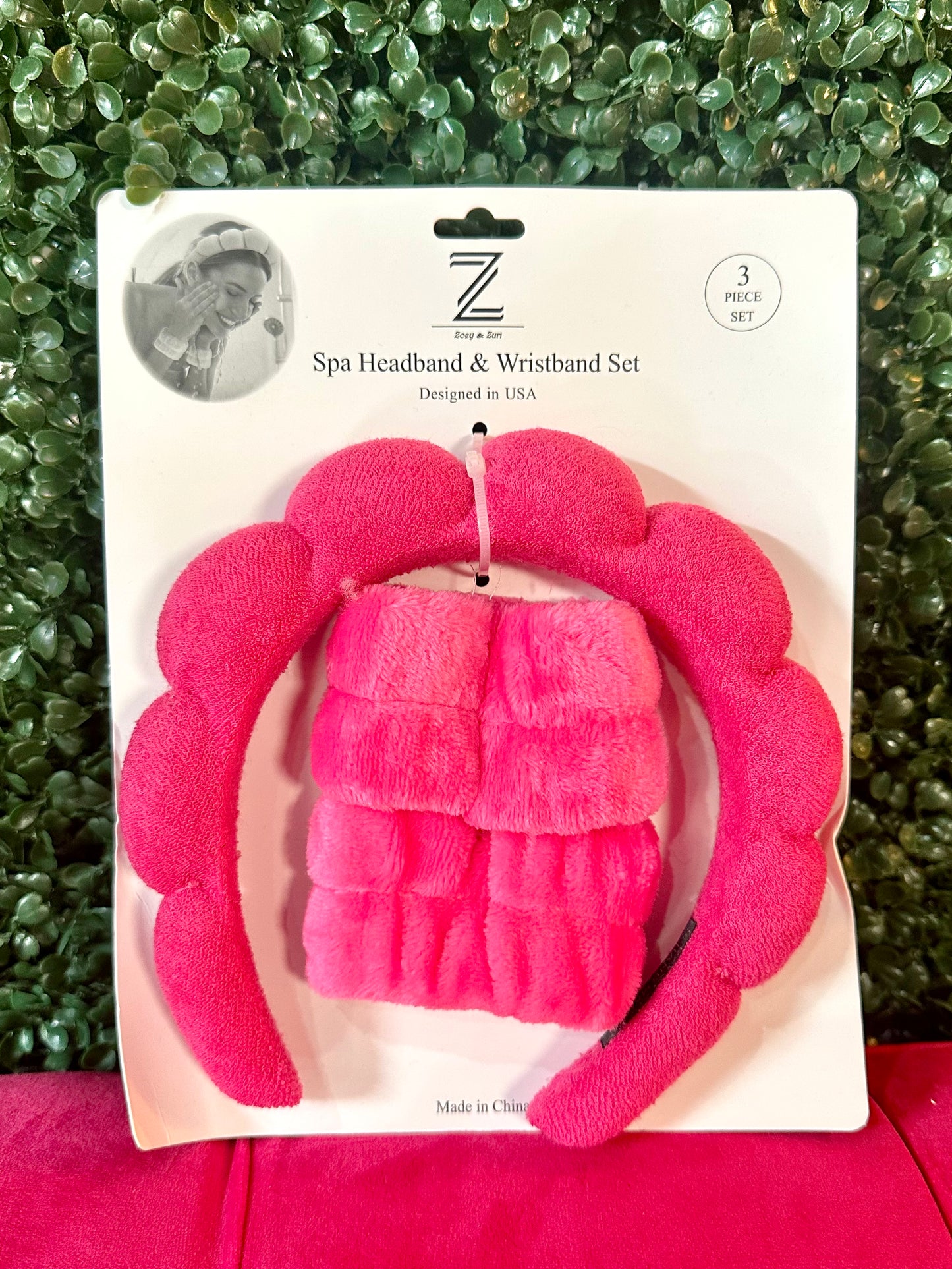 Spa Bubble Headband & Wristband Sets