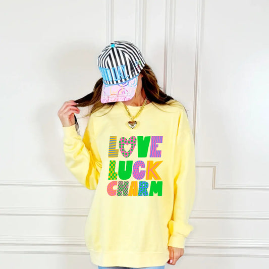 Poppy & Pine Love Luck Charm Sweatshirt