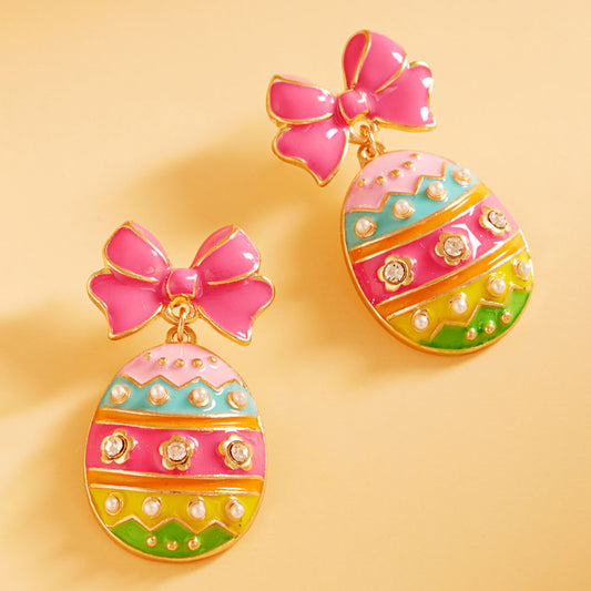 Easter Egg Drop Earrings