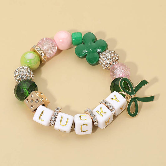 St. Patricks Day LUCKY Bracelet