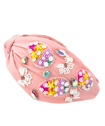 Beaded Easter Egg Headband