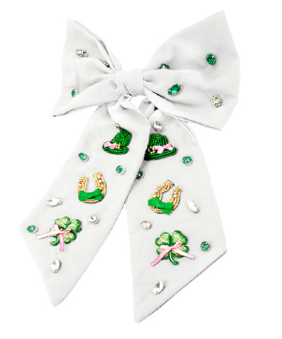St. Patrick’s Day Bow Barrette