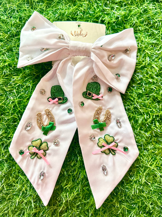 St. Patrick’s Day Bow Barrette