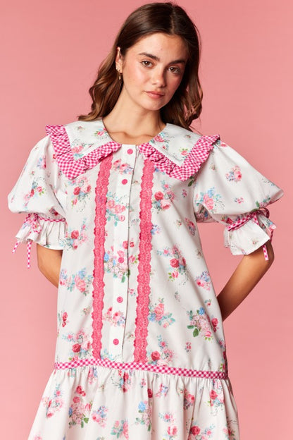 Sweet Spring Picnic Mini Dress