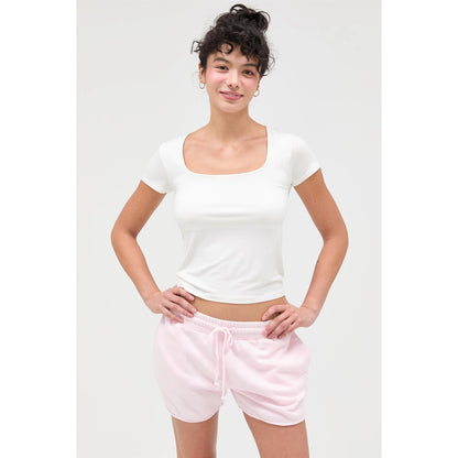 Ivory Icon Sculpt Top