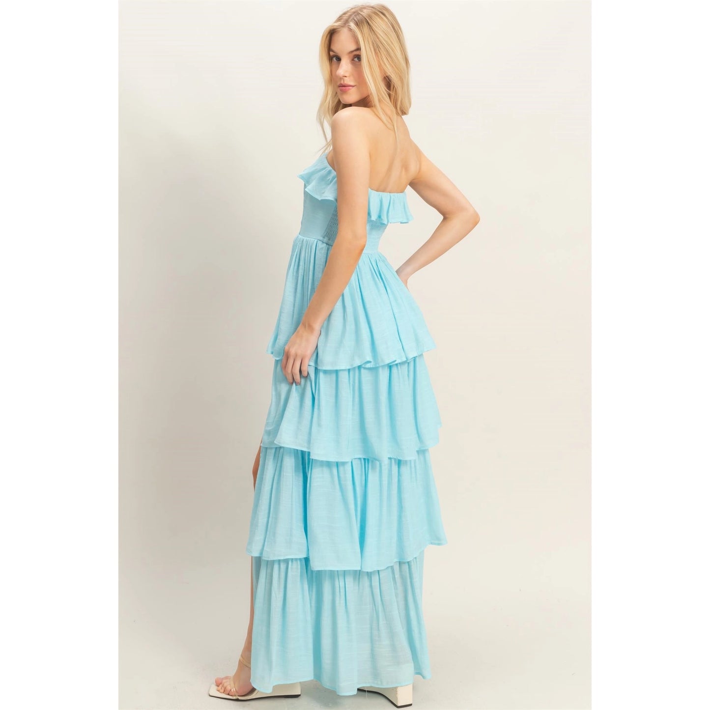 Ocean Whisper Maxi Dress
