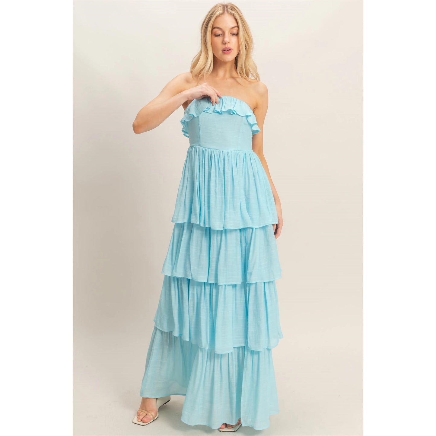 Ocean Whisper Maxi Dress