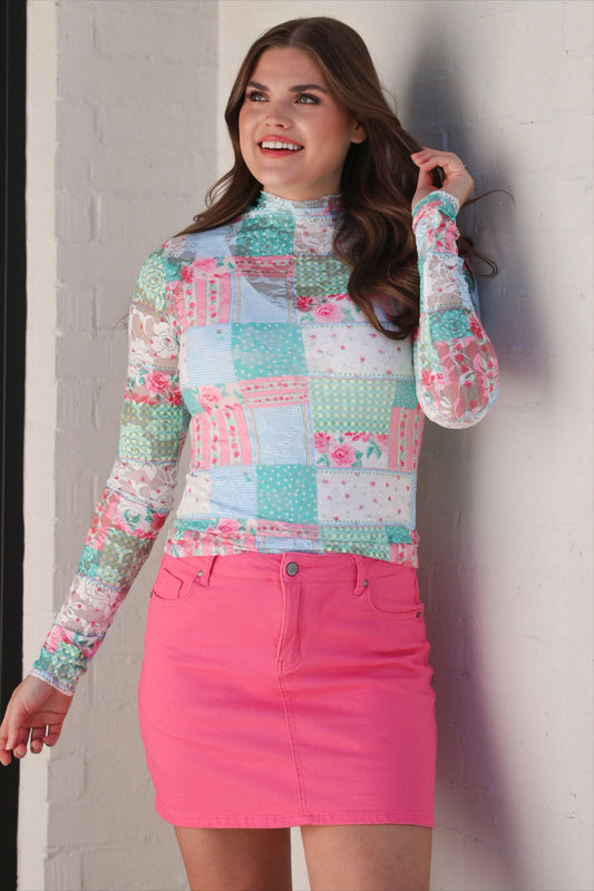 Heirloom Patchwork Lace Top