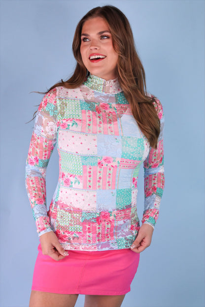 Heirloom Patchwork Lace Top