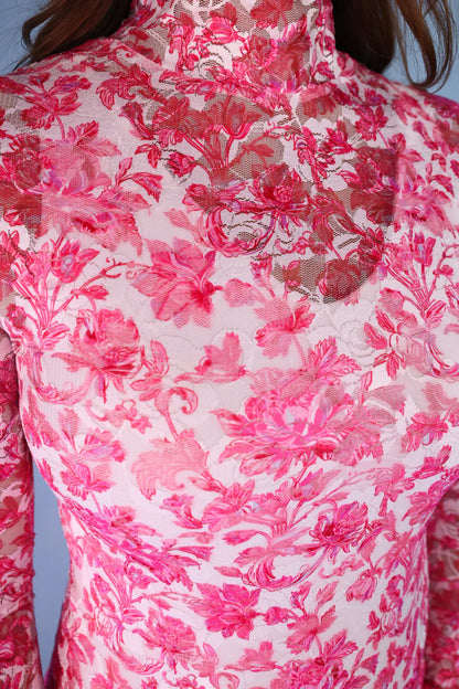Pink Romance Lace Top
