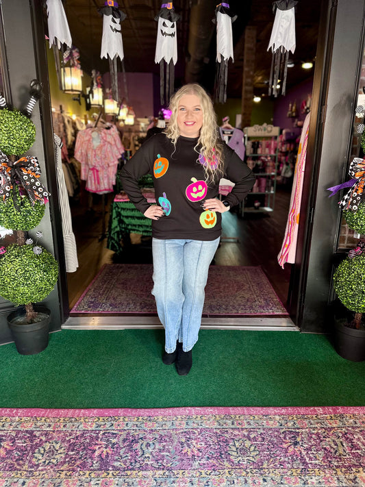 Pumpkin Pop Luxe Pullover