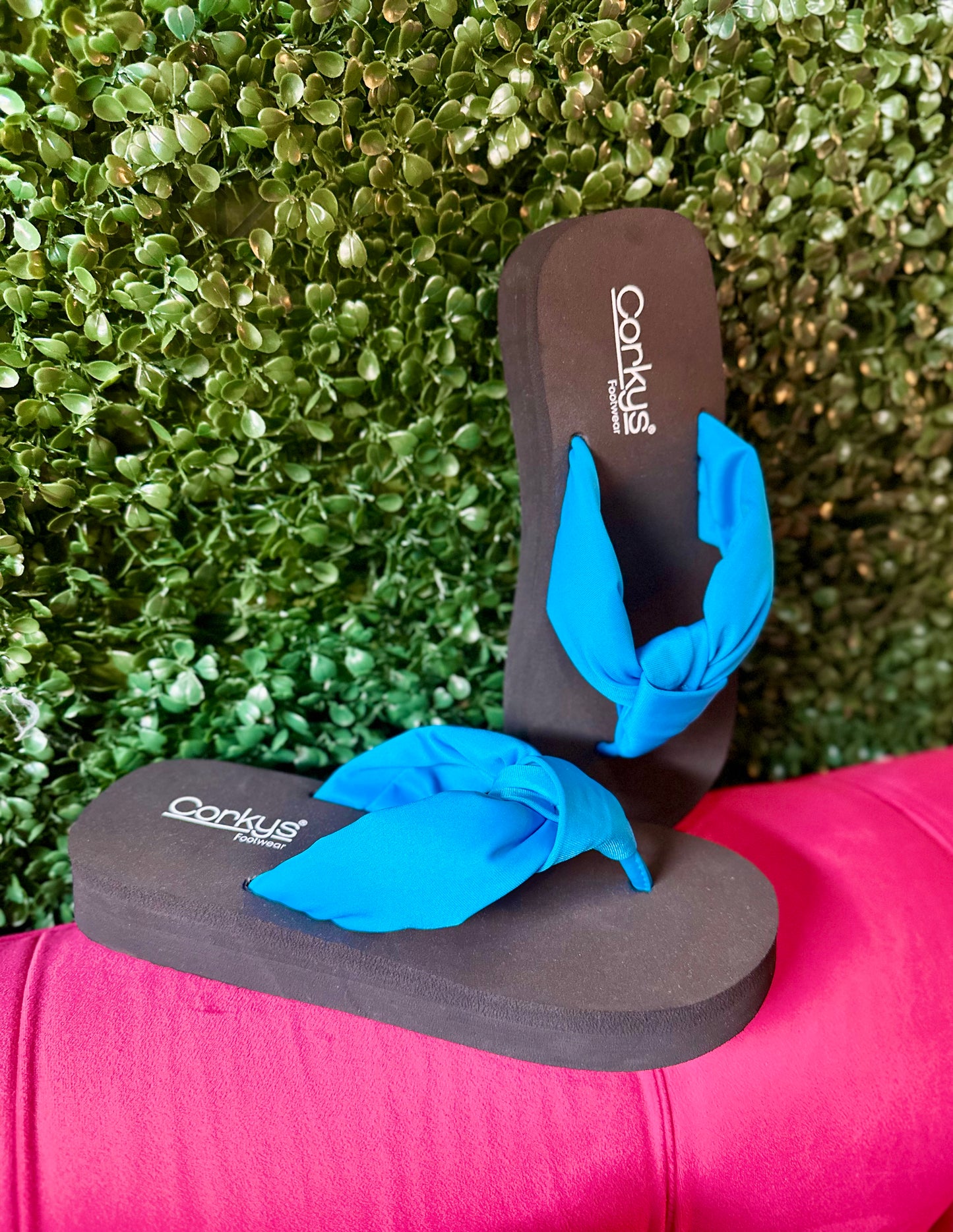 Corky’s “You Go Girl” Sandals - Blue