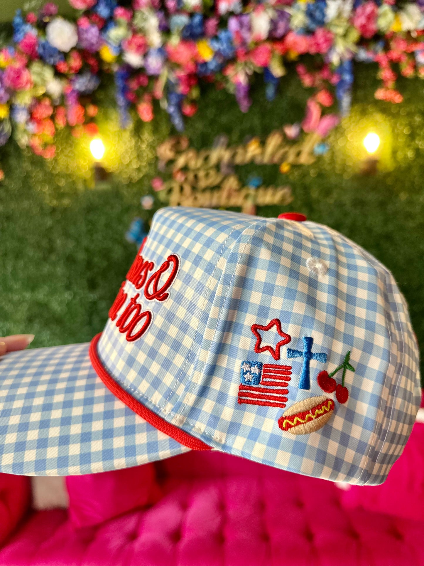 Loves Jesus & America Too Hat