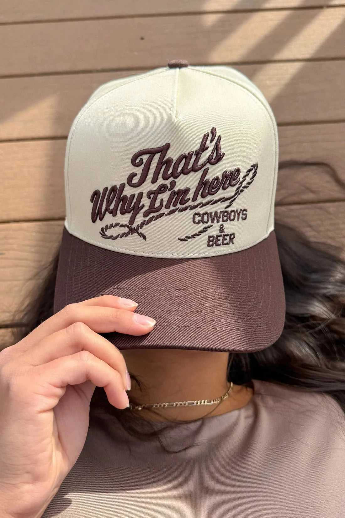 That’s Why I’m Here Trucker Hat