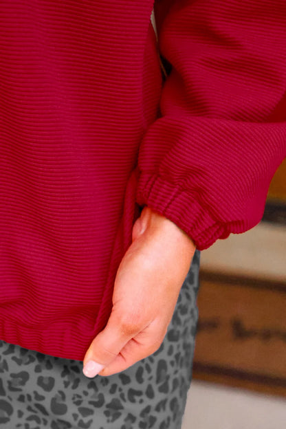 Crimson Comfort Quarter Zip
