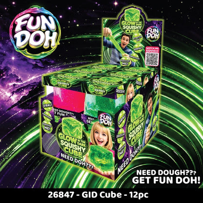 Glow In the Dark Squishy Cube