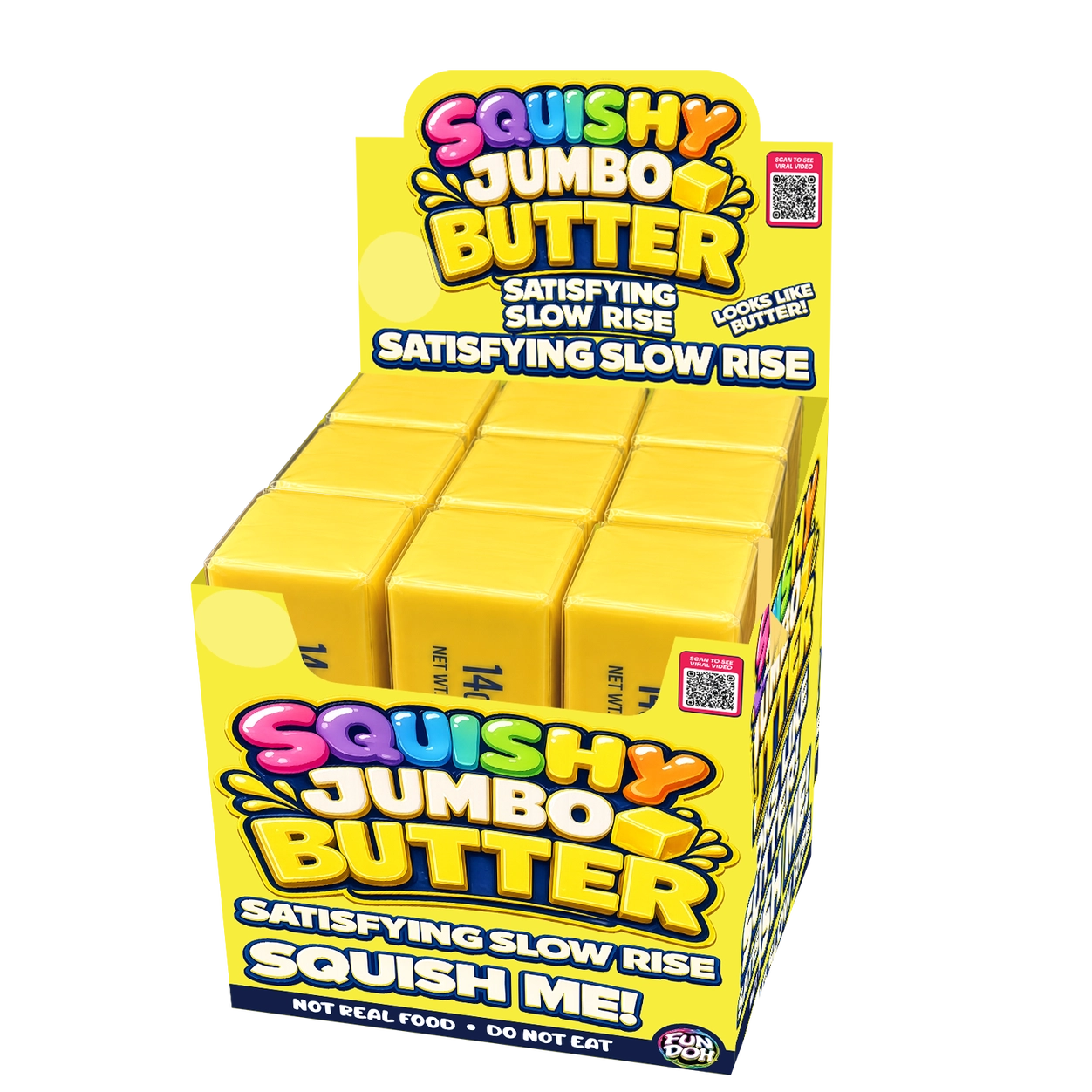 10” Jumbo Butter Slow Rise Squishy Toy