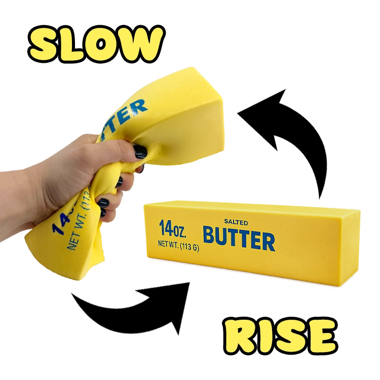 10” Jumbo Butter Slow Rise Squishy Toy