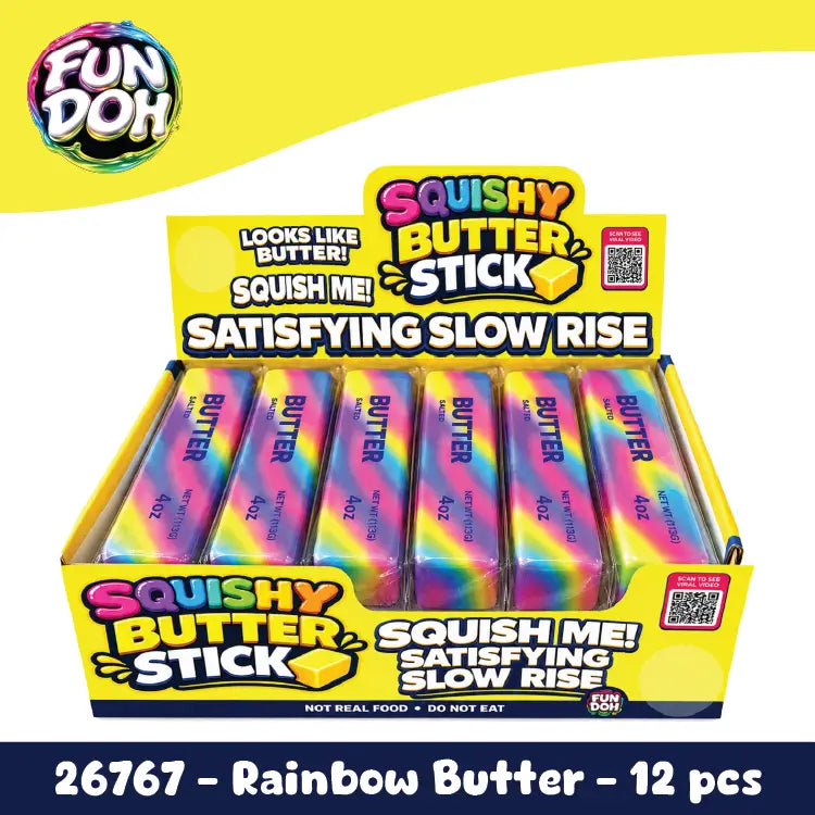 Rainbow Slow Rise Butter Squishy