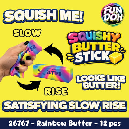 Rainbow Slow Rise Butter Squishy