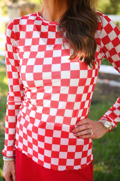 Pep Rally Mesh Top