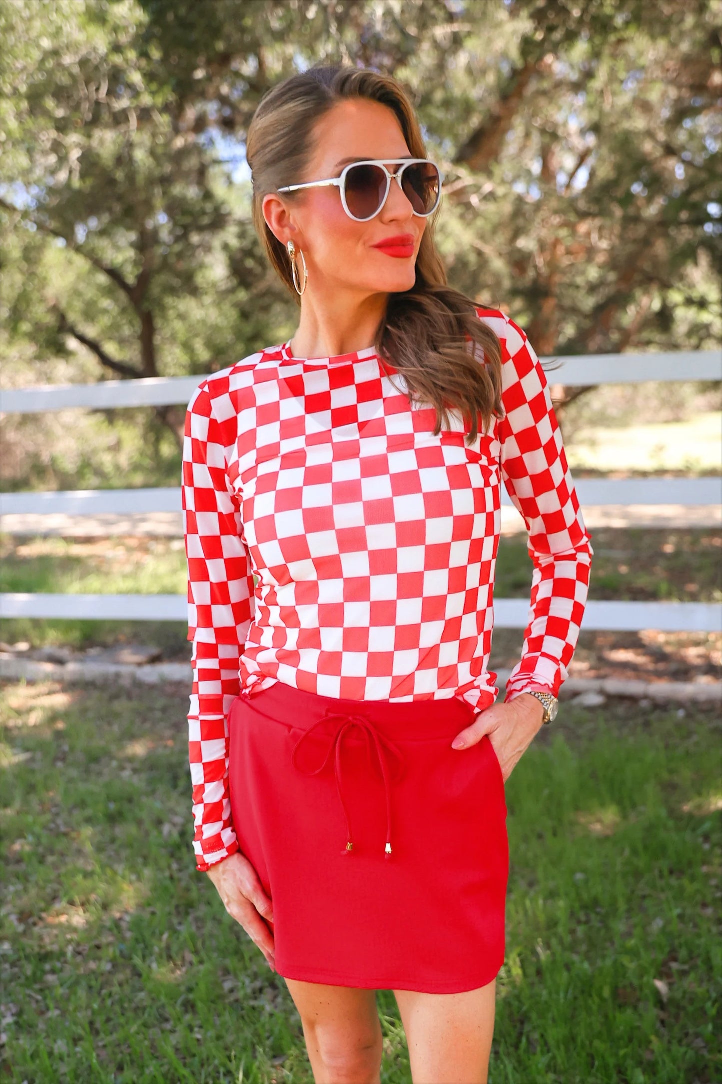 Pep Rally Mesh Top