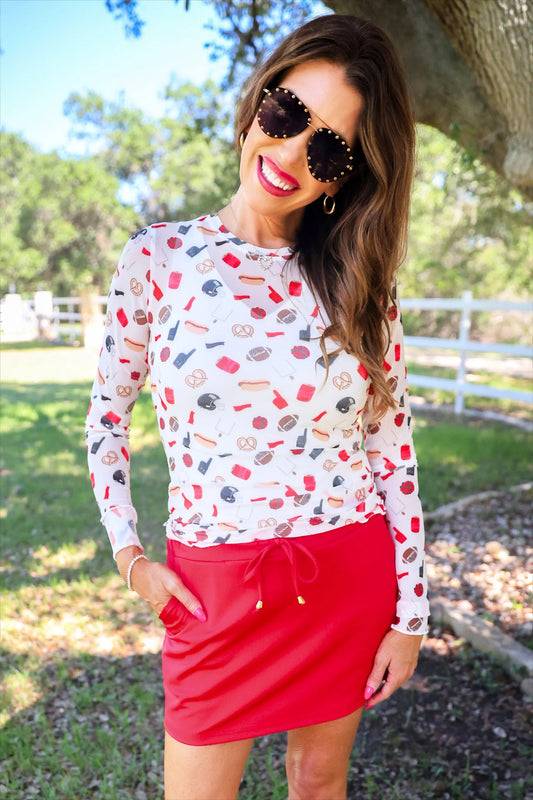 Tailgate Ready Mesh Top