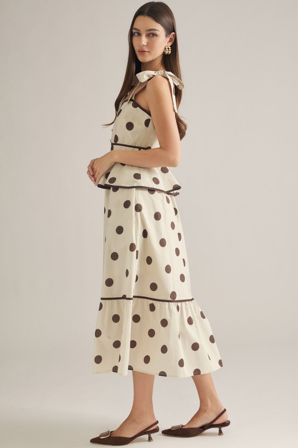 Polka Dot Promise Midi Dress