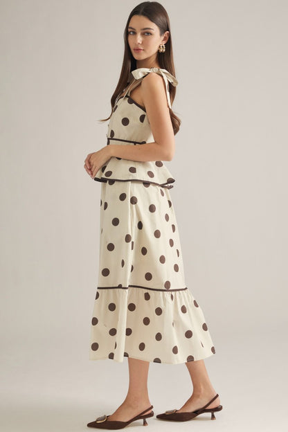 Polka Dot Promise Midi Dress