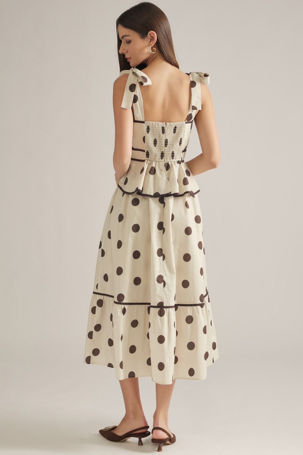 Polka Dot Promise Midi Dress