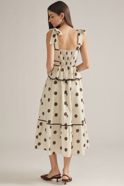 Polka Dot Promise Midi Dress