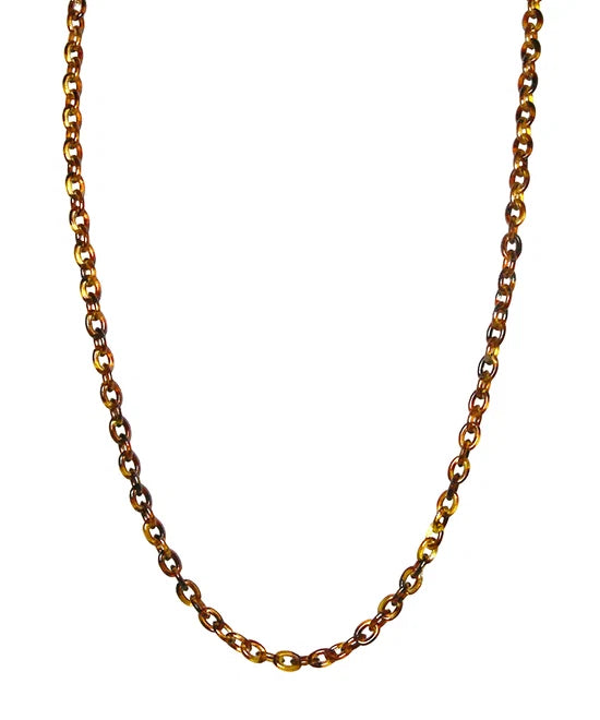 Tortoise Acrylic Chain Necklace
