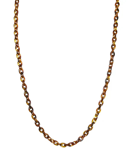 Tortoise Acrylic Chain Necklace