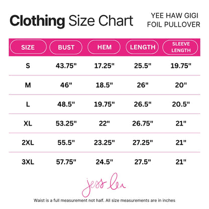 Yee Haw Gigi The Ghost Pullover