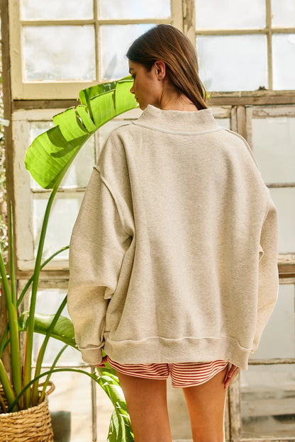 WWJD Mock Neck Sweatshirt