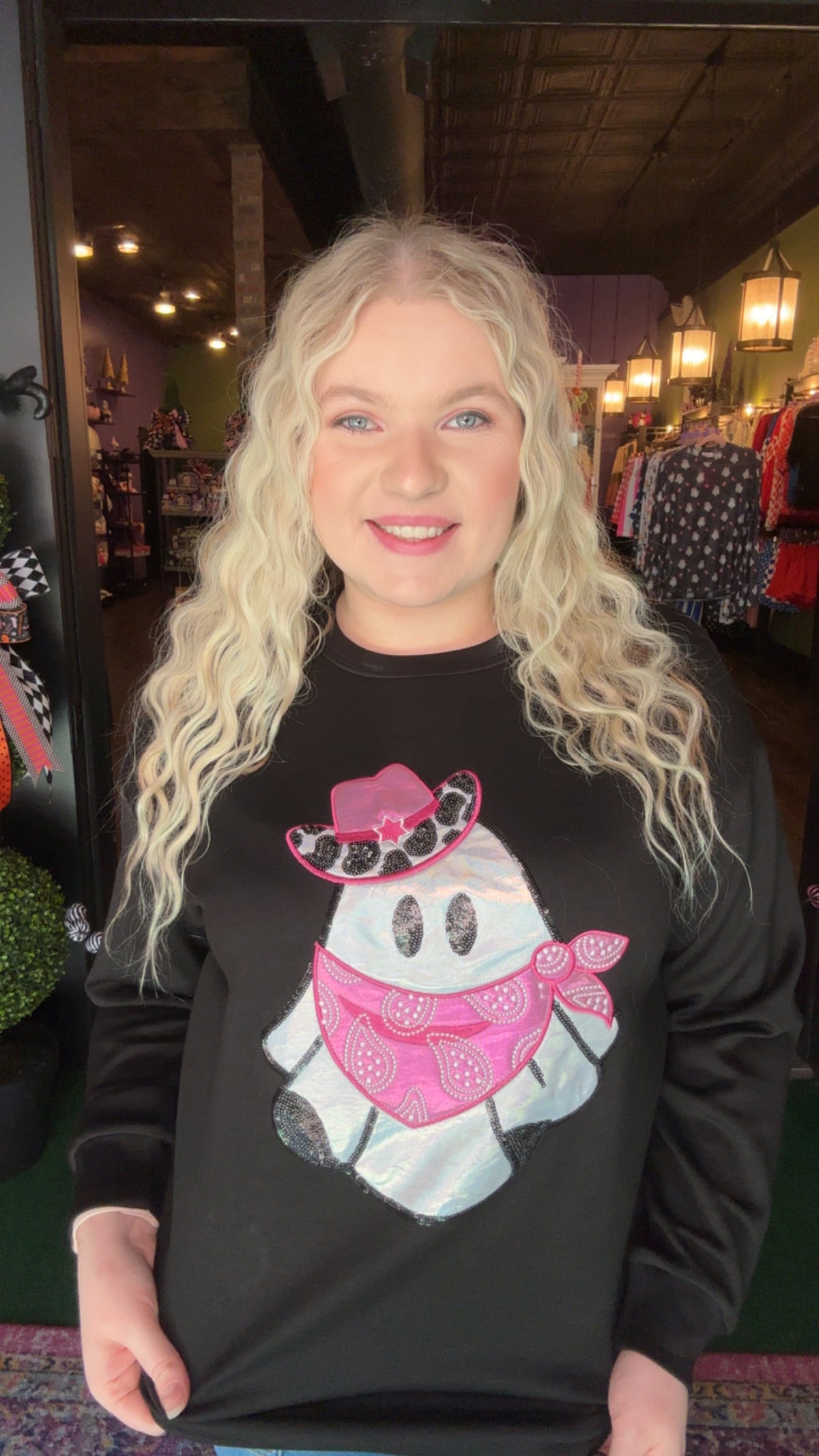 Yee Haw Gigi The Ghost Pullover