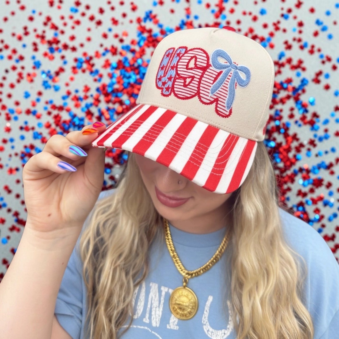 USA Striped Cap