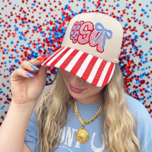 USA Striped Cap