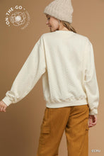 Load image into Gallery viewer, Ecru Cable Knit Pullover
