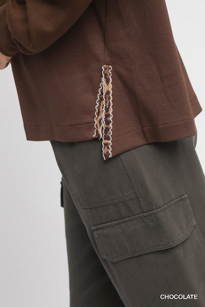 Chocolate Luxeknit Oversized Pullover