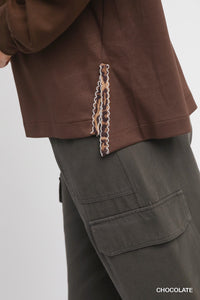 Chocolate Luxeknit Oversized Pullover
