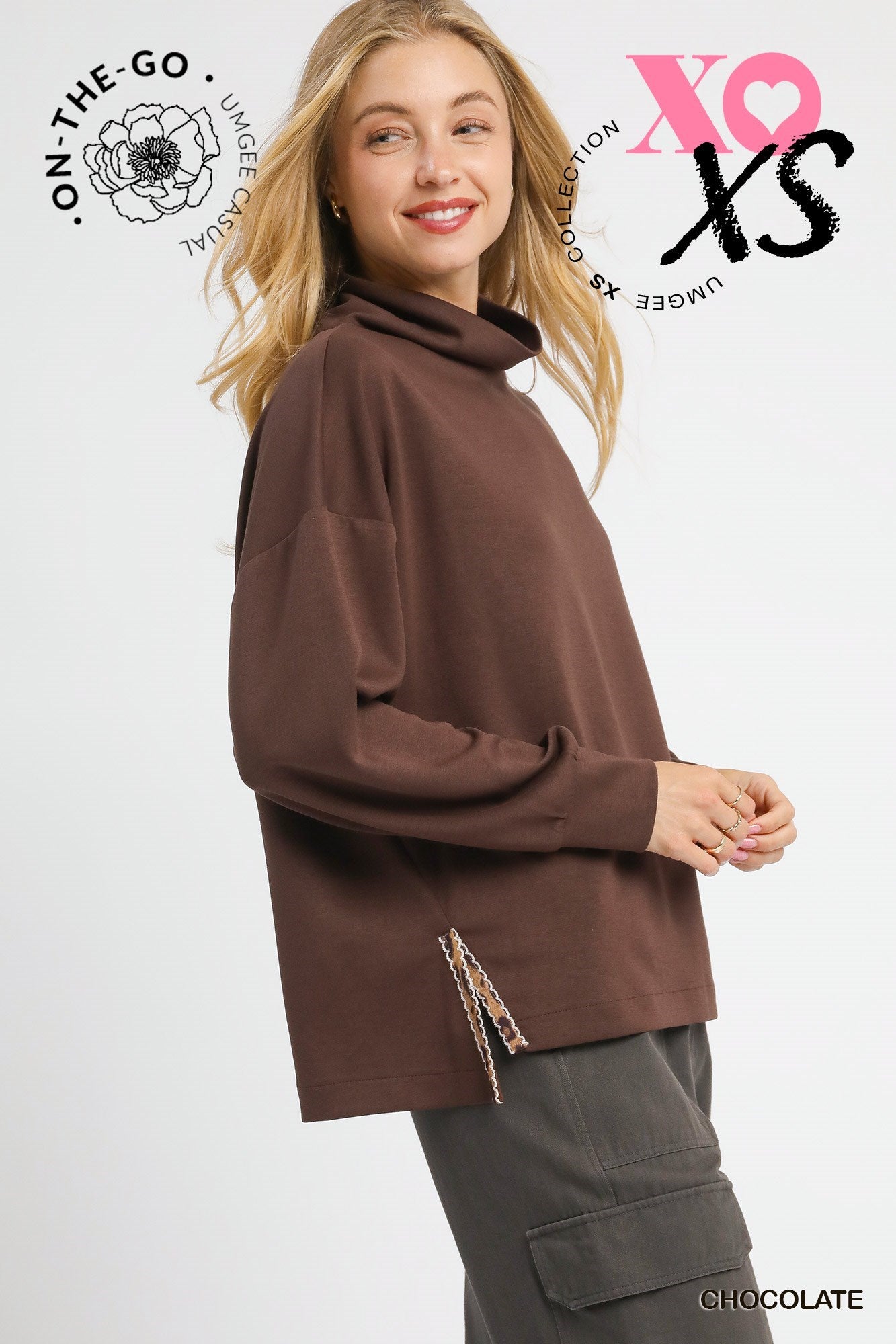 Chocolate Luxeknit Oversized Pullover