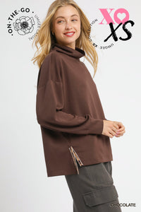 Chocolate Luxeknit Oversized Pullover
