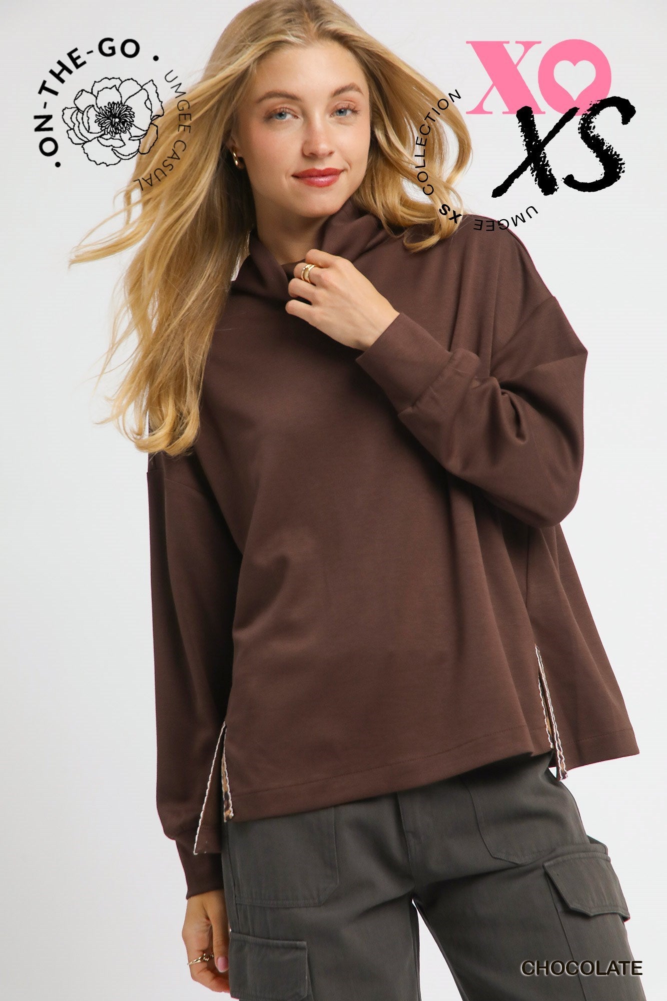 Chocolate Luxeknit Oversized Pullover
