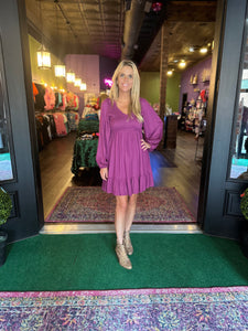 Baby doll Dress w/ bubble sleeves